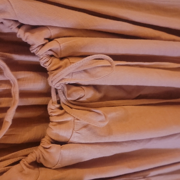 Lucky Brand Apricot Boho knit maxi dress size XL - Picture 9 of 12